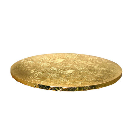 10" Gold Round Cake Drum Board, 1/2" Thick - NY Cake | Cake Decorating & Baking Supplies