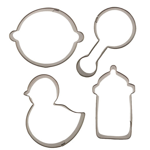 Cutie Cupcake Baby Cookie Cutter Set 4 Pcs. - NY Cake | Cake Decorating & Baking Supplies