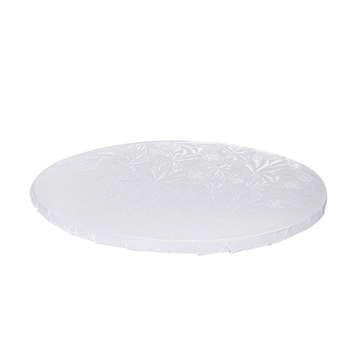 12" White Round Cake Drum Board, 1 / 2" Thick - NY Cake | Cake Decorating & Baking Supplies