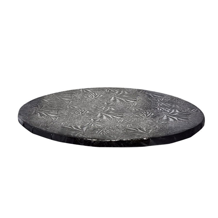 12" Black Round Cake Drum Board, 1/2" Thick - NY Cake | Cake Decorating & Baking Supplies