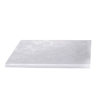 16" White Square Cake Drum Board, 1/2" Thick - NY Cake | Cake Decorating & Baking Supplies