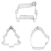 Tree Farm Cookie Cutter Set 3pc - NY Cake | Cake Decorating & Baking Supplies