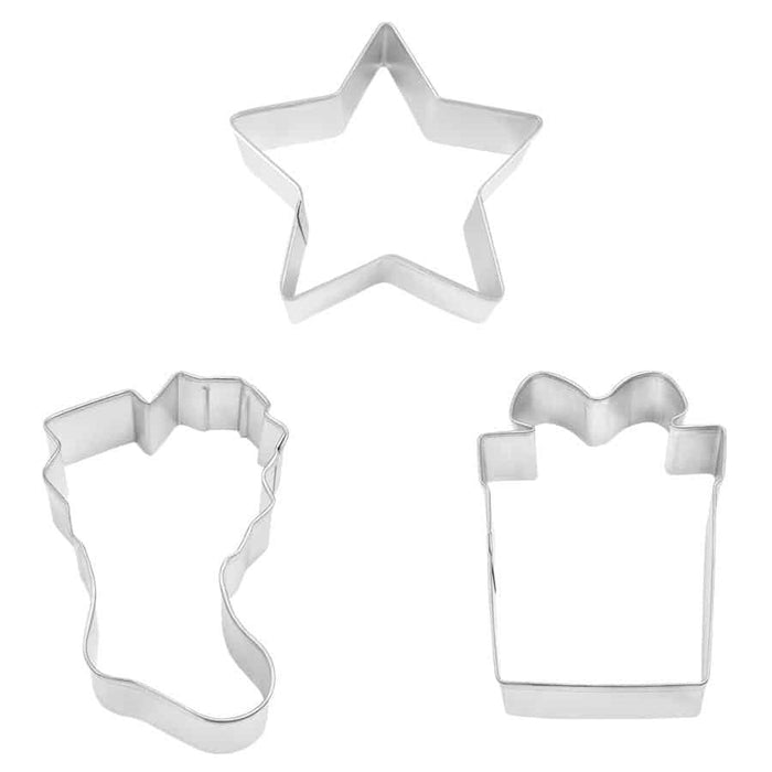 Good Tidings Cookie Cutter Set 3pc - NY Cake | Cake Decorating & Baking Supplies