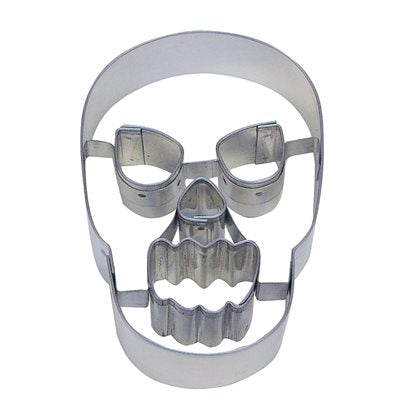 Skull Cookie Cutter with Cut Outs 3 1/4 Inch - NY Cake | Cake Decorating & Baking Supplies