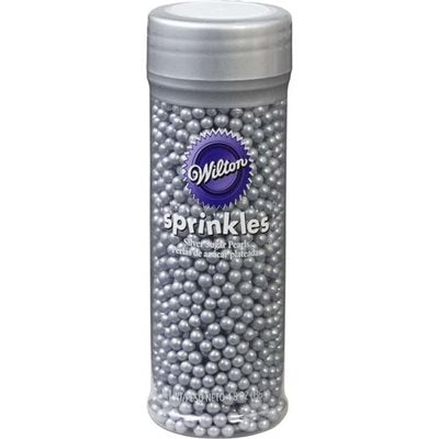 Silver Sugar Pearls By Wilton - NY Cake | Cake Decorating & Baking Supplies