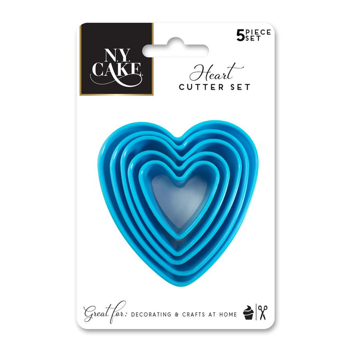 Heart Shape Fondant, Pastry and Cookie Cutters - NY Cake | Cake Decorating & Baking Supplies