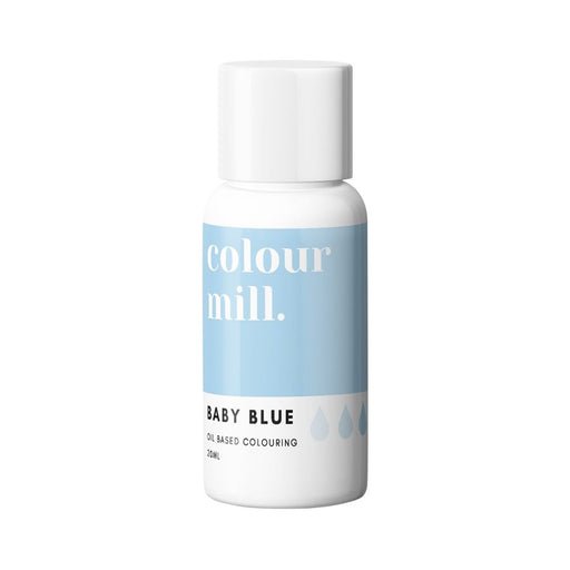 Baby Blue Oil-Based Coloring - 20mL By Colour Mill - NY Cake | Cake Decorating & Baking Supplies