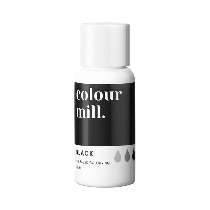 Black Oil-Based Coloring - 20mL By Colour Mill - NY Cake | Cake Decorating & Baking Supplies