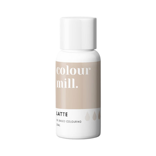 Latte Oil-Based Coloring - 20mL By Colour Mill - NY Cake | Cake Decorating & Baking Supplies