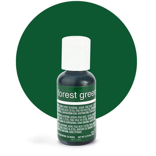 Forest Green Liqua-Gel Color - .70 ounce By Chefmaster - NY Cake | Cake Decorating & Baking Supplies