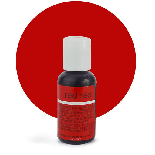 Red Red Liqua-Gel Color - .70 ounce By Chefmaster - NY Cake | Cake Decorating & Baking Supplies