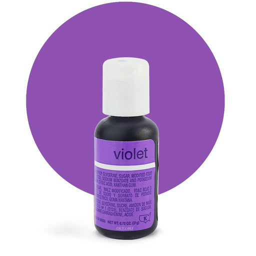 Violet Liqua-Gel Color - .70 ounce By Chefmaster - NY Cake | Cake Decorating & Baking Supplies