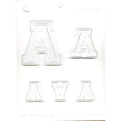 Collegiate Letter A Chocolate Candy Mold - NY Cake | Cake Decorating & Baking Supplies