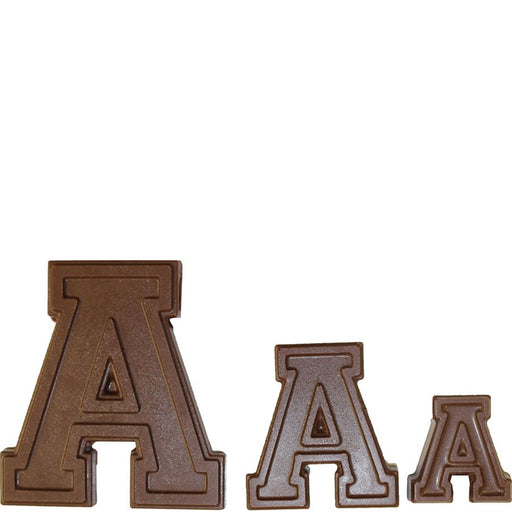 Collegiate Letter A Chocolate Candy Mold - NY Cake | Cake Decorating & Baking Supplies