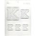 Collegiate Letter K Chocolate Candy Mold - NY Cake | Cake Decorating & Baking Supplies