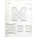 Collegiate Letter M Chocolate Candy Mold - NY Cake | Cake Decorating & Baking Supplies