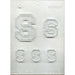 Collegiate Letter S Chocolate Candy Mold - NY Cake | Cake Decorating & Baking Supplies