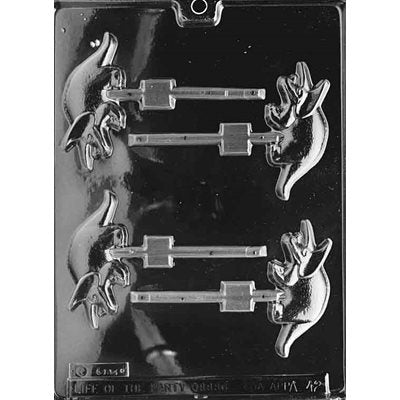 Triceratops Lollipop Chocolate Candy Mold - NY Cake | Cake Decorating & Baking Supplies