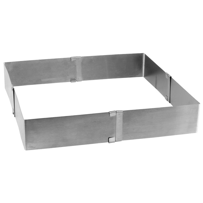 Adjustable Square Cake Ring Stainless Steel Mousse Mold Expandable Baking Tool