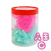 Alphabet pastry and cookie cutter set with 26 uppercase 2-inch plastic letter cutters for cookies, fondant and cake decorating.