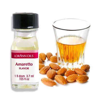 Amaretto Oil Flavoring 1 Dram - NY Cake | Cake Decorating & Baking Supplies