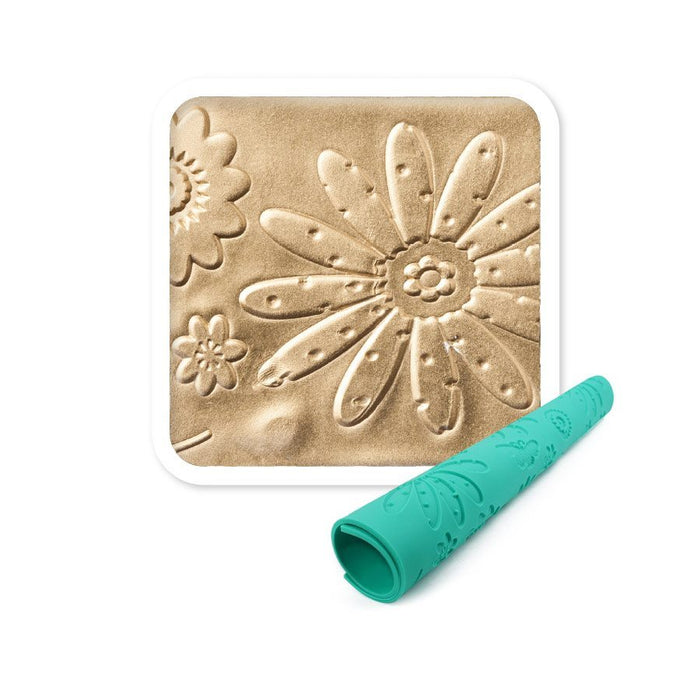 floral fondant impression mat cake decorating texture