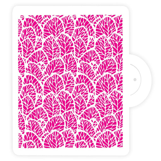 Autumn Leaves Cake Stencil 11 3/4 x 11 5/8 inch reusable decorating stencil by NY Cake
