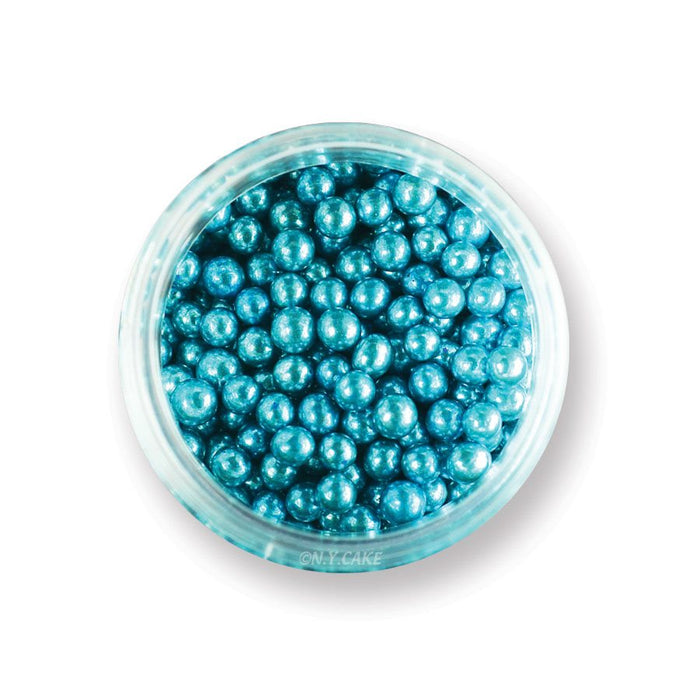 Blue Dragees 4 mm - NY Cake | Cake Decorating & Baking Supplies