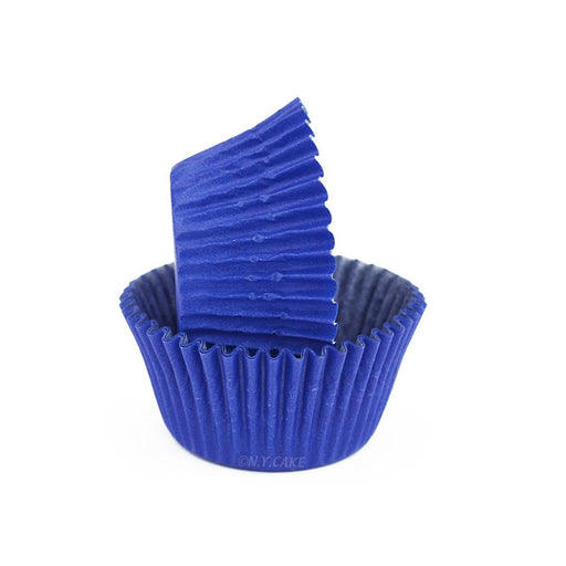 Blue Glassine Standard Cupcake Baking Cup Liner - NY Cake | Cake Decorating & Baking Supplies