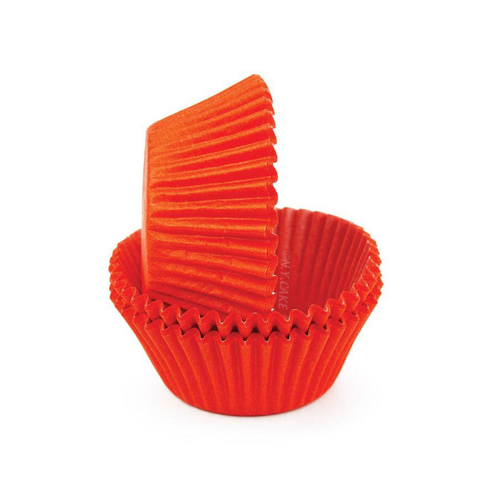 Orange Glassine Standard Cupcake Baking Cup Liner - NY Cake | Cake Decorating & Baking Supplies