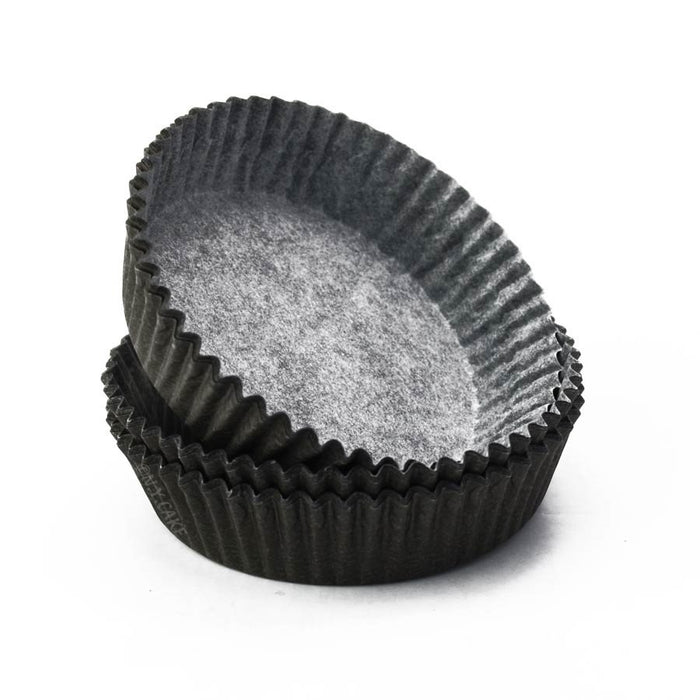 Black Glassine Standard Cupcake Baking Cup Liner - NY Cake | Cake Decorating & Baking Supplies