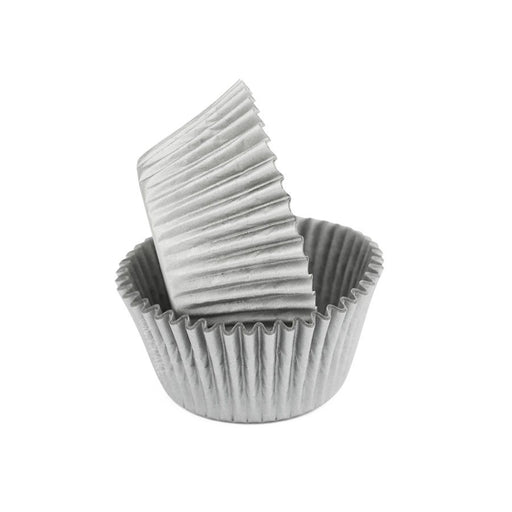 Silver Glassine Standard Cupcake Baking Cup Liner - NY Cake | Cake Decorating & Baking Supplies