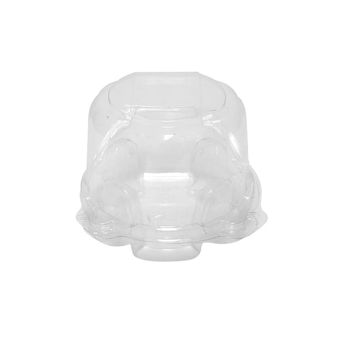 Individual Standard Cupcake & Muffin Dome Hinged Container - Pack of 10 - NY Cake | Cake Decorating & Baking Supplies