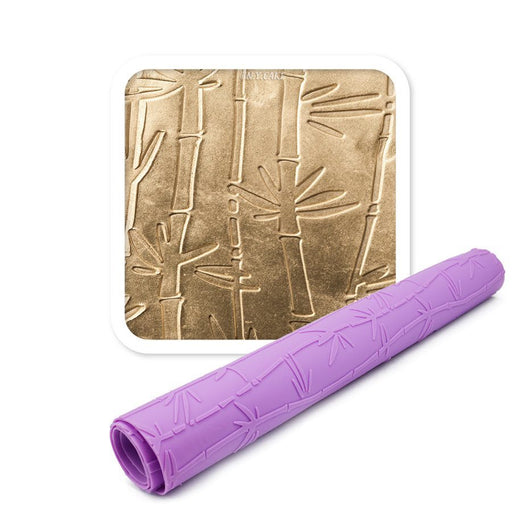 bamboo fondant impression mat natural texture silicone cake decorating tool