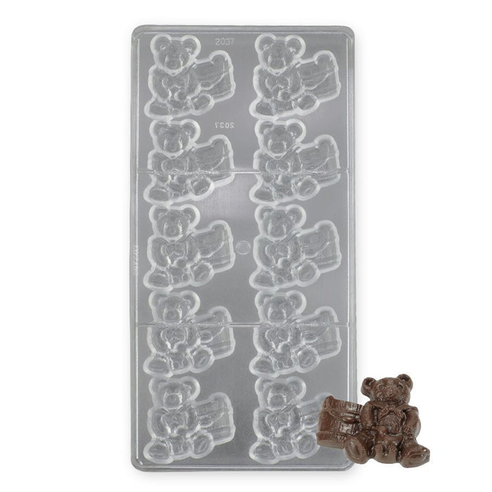 chocolate bear with barrel candies