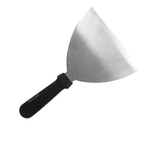 NY Cake large stainless steel bench scraper with long handle 6 x 10 inch