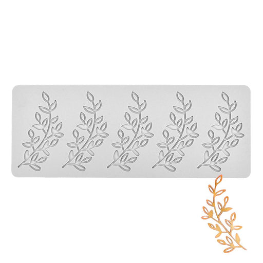 Blossom lace silicone mold for fondant chocolate and tuile cake decorations