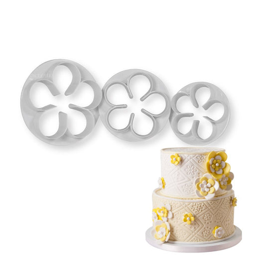 blossom rose plunger cutter set