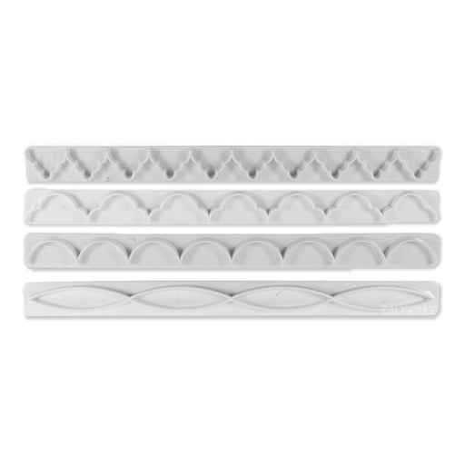 fondant border embosser set cake decorating tools pastry borders