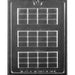 Break away chocolate bar candy mold with segmented sections for homemade chocolate bars and candy making