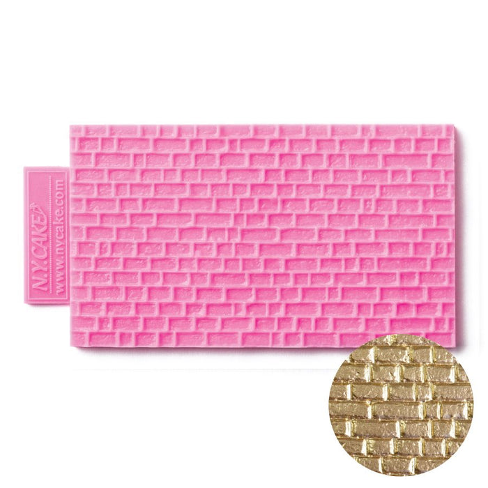 brick fondant impression mat wall texture cake decorating tool