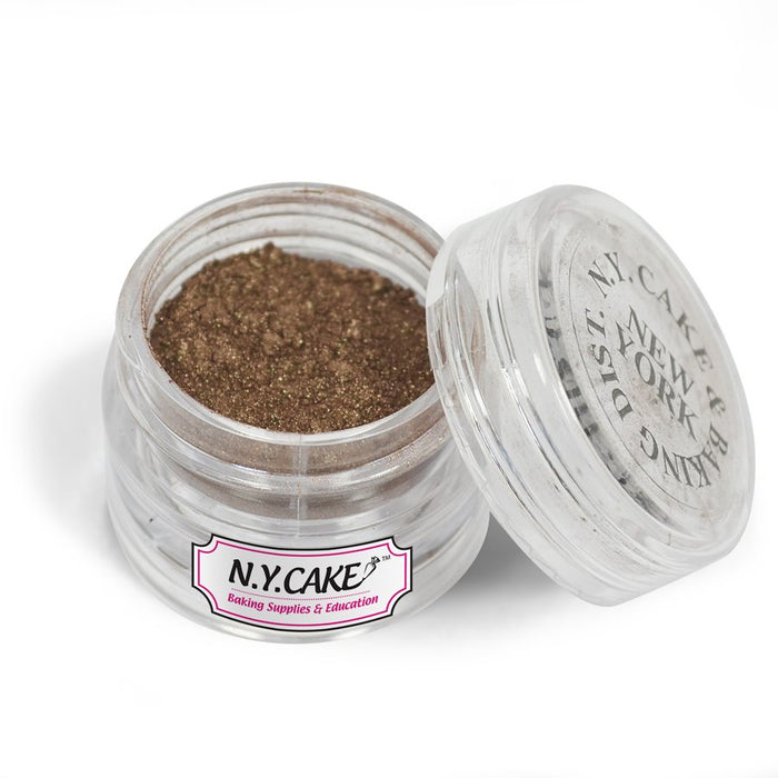 Brown Luster Dust 4 grams metallic shimmer cake decorating dust