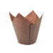 Brown tulip paper baking cups grease-resistant muffin and cupcake baking liners available in packs of 25 and 200