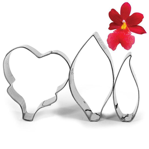 Burrageara Orchid Cutter Set of 3 by James Rosselle for gum paste and fondant sugar flowers