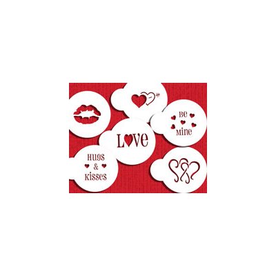 Valentine Cookie Stencil - NY Cake | Cake Decorating & Baking Supplies