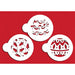 Christmas Balls Cookie Stencil - NY Cake | Cake Decorating & Baking Supplies