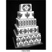 5 Tier Lace Cake Stencil - NY Cake | Cake Decorating & Baking Supplies