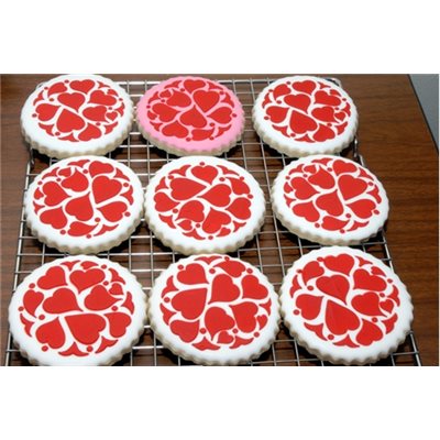 Holiday Cookies Stencil - NY Cake | Cake Decorating & Baking Supplies