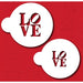 Love Sculpture Cookie Stencil Set By Designer Stencils - NY Cake | Cake Decorating & Baking Supplies