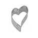 Mini Folk Heart Cookie Cutter - NY Cake | Cake Decorating & Baking Supplies